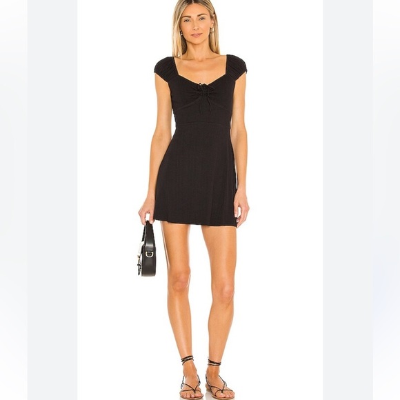 L*Space Sirena Mini Dress in Black Size S - Picture 2 of 6